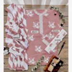 Agha Noor Embroided Cotton 3pc