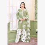 Agha Noor Embroided Cotton 3pc