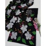 Digital Hand Printed Silk  3pc