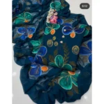 Digital Hand Printed Silk  3pc