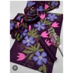 Digital Hand Printed Silk  3pc