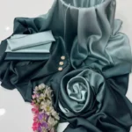 Digital Printed Floral Silk  3pc