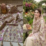 Signature Embroidery Khaddar shawl