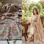 Signature Embroidery Khaddar shawl