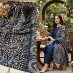 Signature Embroidery Khaddar shawl