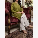 Stitched Ready-To-Wear Raw Silk 2pc