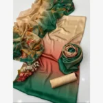 Digital Tie Die Printed Silk  3pc - Image 2