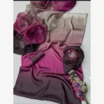 Digital Tie Die Printed Silk  3pc - Image 2