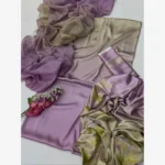 Digital Tie Die Printed Silk  3pc - Image 2