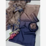 Digital Tie Die Printed Silk  3pc - Image 2