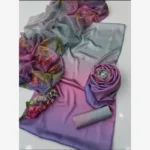 Digital Tie Die Printed Silk  3pc - Image 2