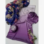 Digital Tie Die Printed Silk  3pc - Image 2