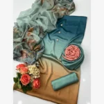 Digital Tie Die Printed Silk  3pc - Image 2
