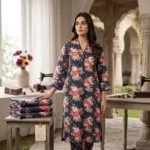 Cotton 2 Pcs Women's Unstitched Printed Suit