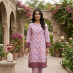 Cotton 2 Pcs Women's Unstitched Printed Suit