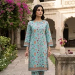 Cotton 2 Pcs Women's Unstitched Printed Suit